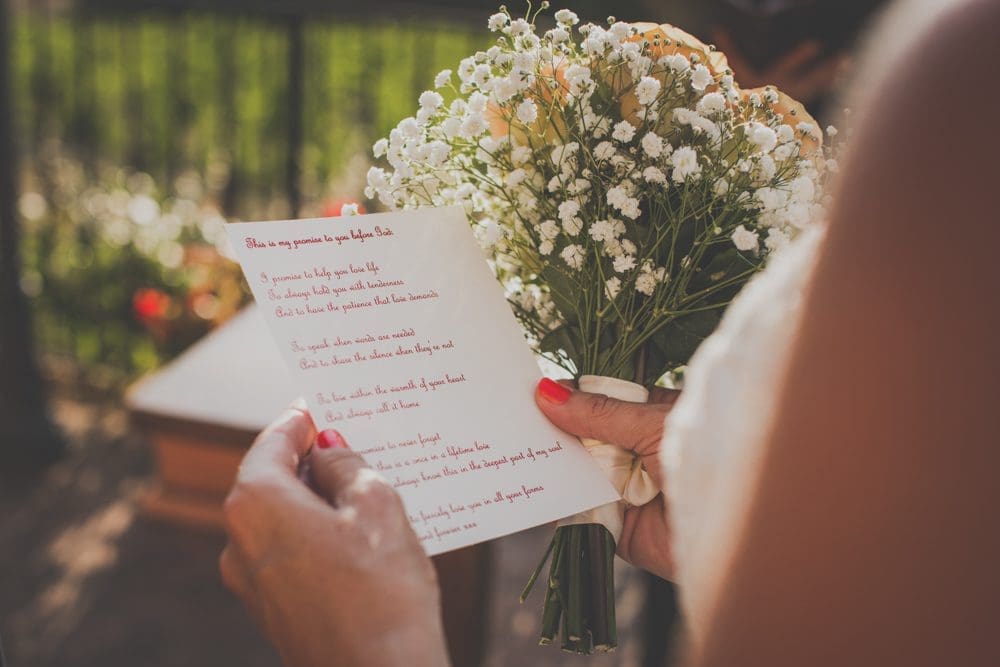 Tuscany wedding celebrants pledges officiate